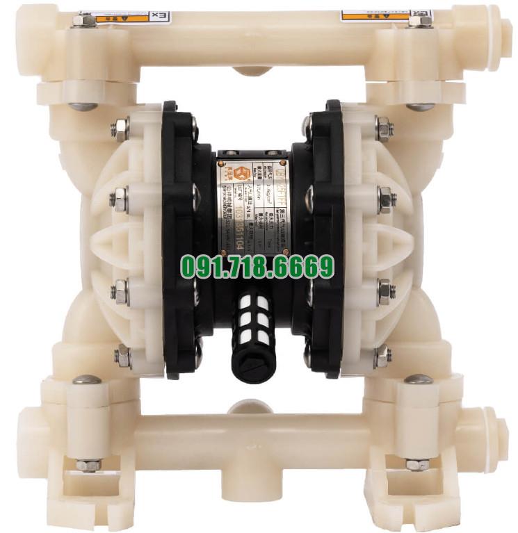 Giá bơm màng khí nén model QBY3-25STFF kích thước hút xả 1 inch